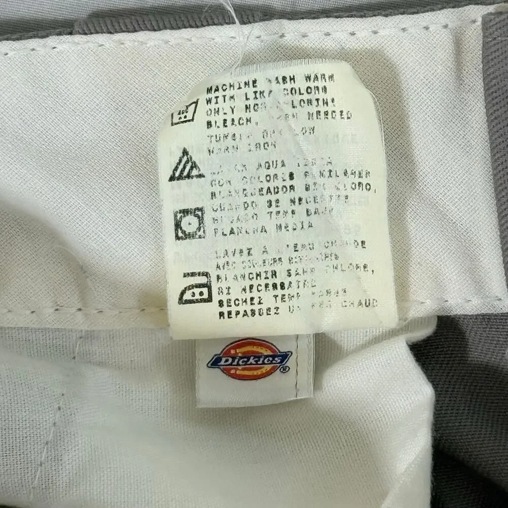 Dickies 874 Original Fit Work Pants Men 29x32 Gray Twill Skater Streetwear